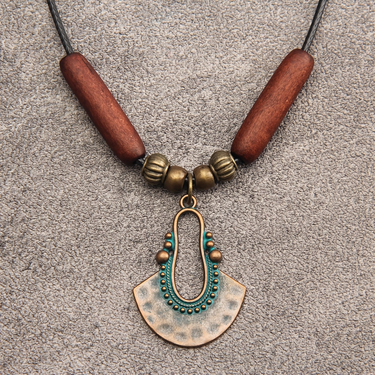 The Boho Freebird Beaded Pendant Necklace